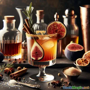 Spiced Fig Old World: A Heritage English Cocktail
