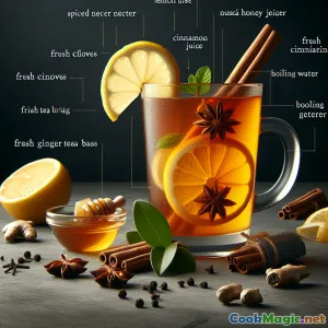 Infusión de Néctar Especiado: Delicia Herbal Cálida