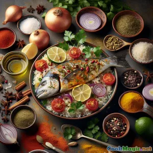 Würziger Samak Majboos: Aromatisches Fisch- und Reispflegefest