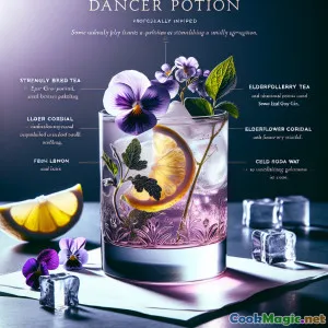 Spirit Dancer Potion: Earl Grey & Elderflower Fizz