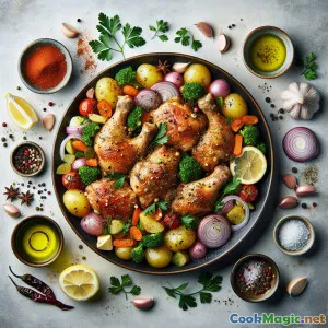 Assado de Frango com Sumac Picante