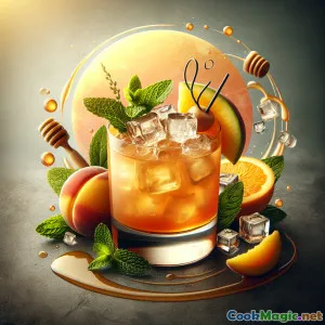 Sommeruntergang: Erfrischender Pfirsich-Whiskey-Cocktail