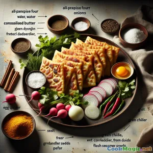 Crispy Surkhandarya Sambusa with Spiced Radish Filling