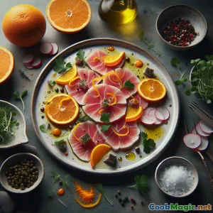 Swordfish Carpaccio: A Citrus-Infused Showstopper