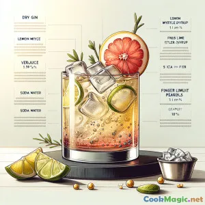 Sydney Harbour Highball com Lemon Myrtle