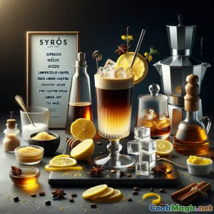 Cocktail Cà Phê Chanh Hương Hy Lạp Đậm Đà
