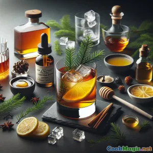 Teak Forest Aroma: Smoky Citrus Whiskey Cocktail