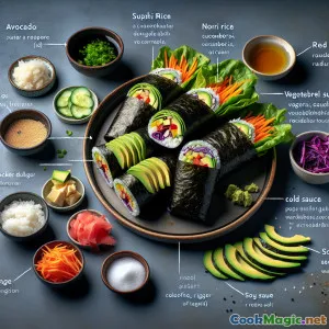 Knusprige Tempura-Avocado-Sushi-Burritos