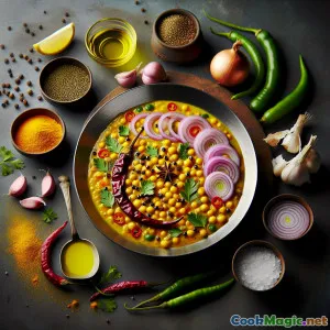 Toor Dal Pindi Piyaz: Rustic Lentils & Spiced Onions