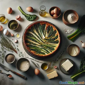 Rustic Tourte de Blettes: A Provencal Swiss Chard Pie