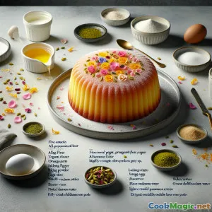 Gâteau Tulumba à l'eau de rose et semoule