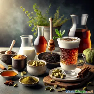 شاي تركي كريمي مع لمسة مخملية من الهيل