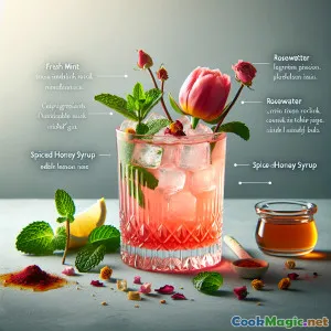 Türkischer Tulpen-Julep: Winterlicher Erfrischungsdrink mit Rose & Minze