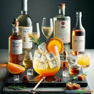 Toskanischer Tisch-Toast: Kräuter-Zitrus-Wein-Spritz