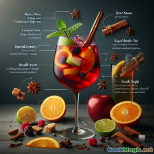 Sangria speziata della Valle di Uco: Celebrazione aromatica inglese