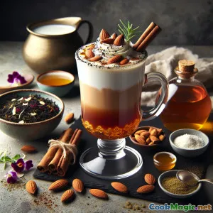 Udaipur Mandelcreme-Tee: Königliche Englische Fusion