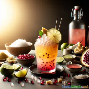 Dứa Việt Nam Mặt Trời Môc Cật: Một ly Mocktail nhiệt đới phong phú