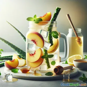 Cocktail Dưa Hấu Trắng Thanh Mát Với Nha Đam