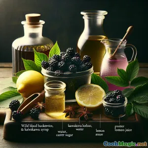 Wild Blackberry & Kawakawa: A Unique English Syrup