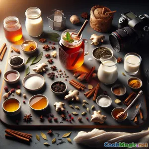 Vapor do Solstício de Inverno: Latte Inglês Aconchegante com Especiarias