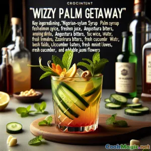 Wizzy Palm Getaway : Soda aux Herbes Anglaises et Palme Revitalisante