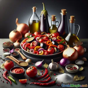 Banater-Art Geröstete Auberginen- & Paprikapaste