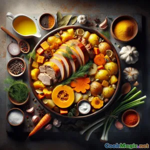 Panggang Labu & Daging Babi Zaporizhian: Klasik Hangat dan Nyaman